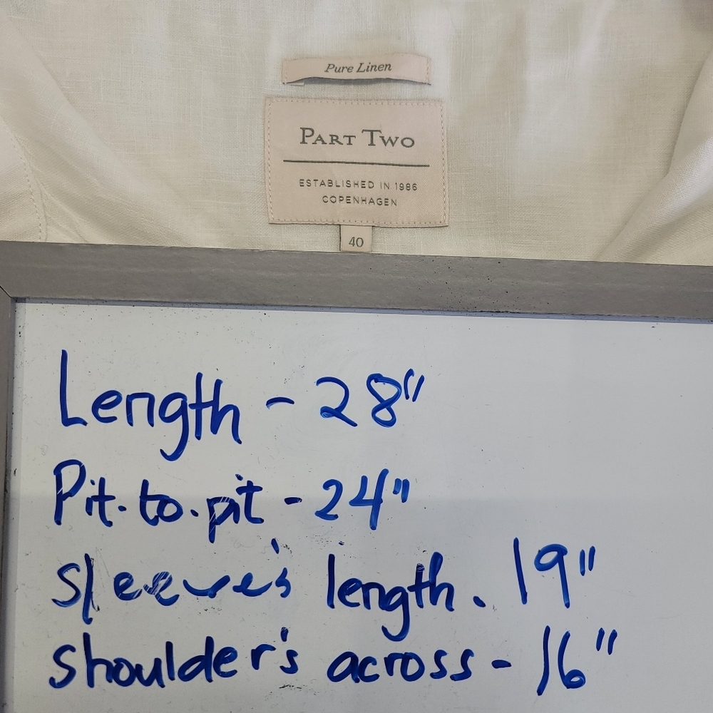 Women's White Blouse - Picture 9 of 9